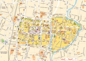troyes champagne image sur la carte
