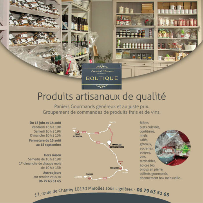 Flyer verso Secret d'Armance