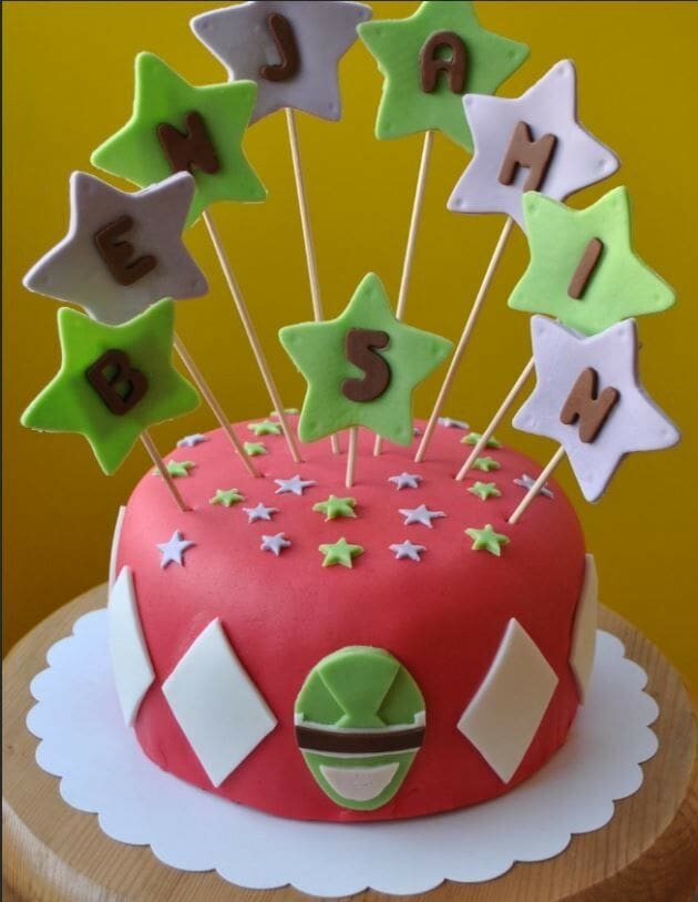 Cake design power rangers.JPG © Mlle Madeleine