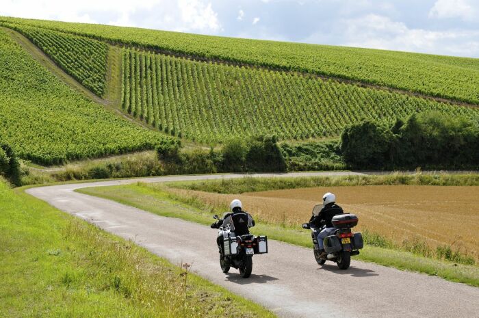 Virée à moto n°2: Route Touristique du Champagne