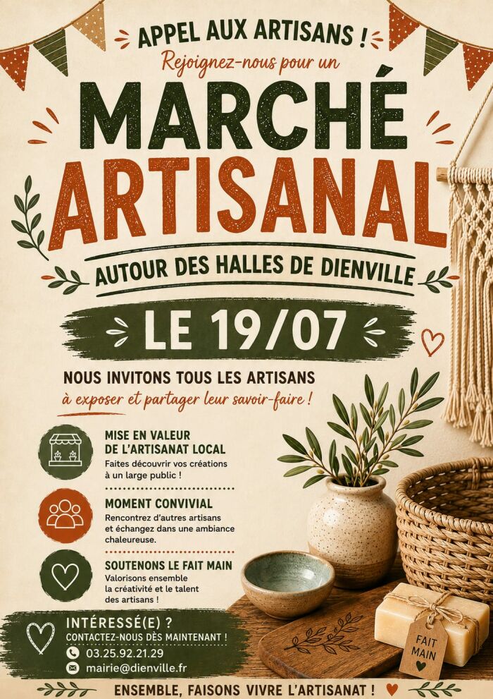 2026 07 19 - Appel marché DVL.jpg Commune de Dienville