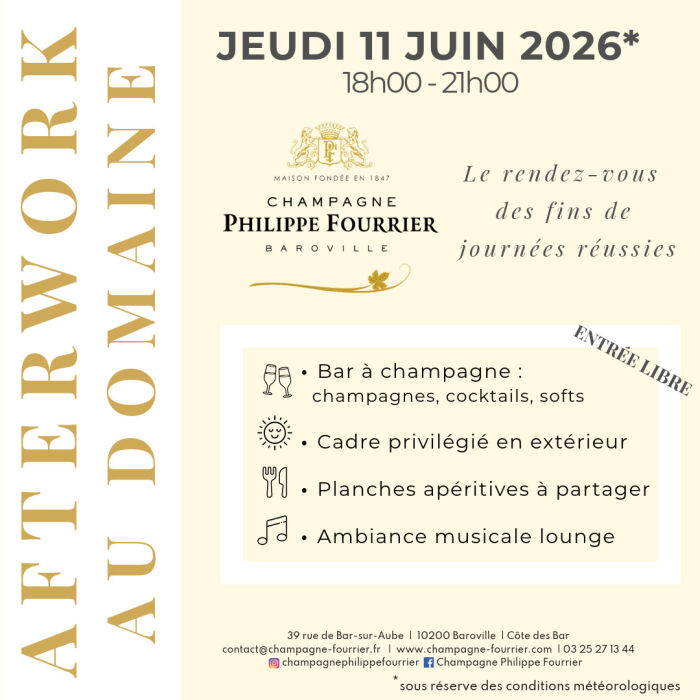 Afterwork Philippe FOURRIER .jpg Champagne Philippe FOURRIER