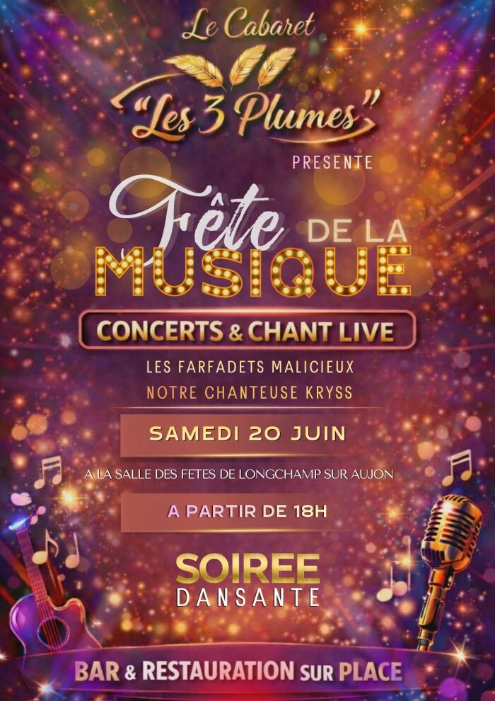 fête de la musique longchamp.jpg les 3 plumes