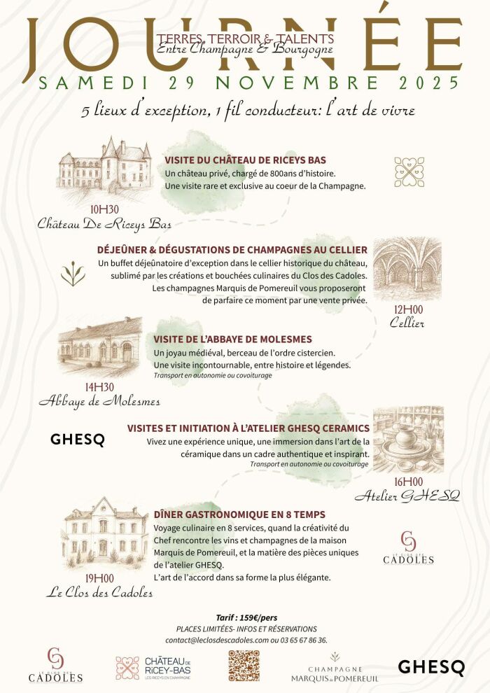 Journée Terre, Terroir & Talents.jpg Château de Ricey-Bas / Clos des Cadoles