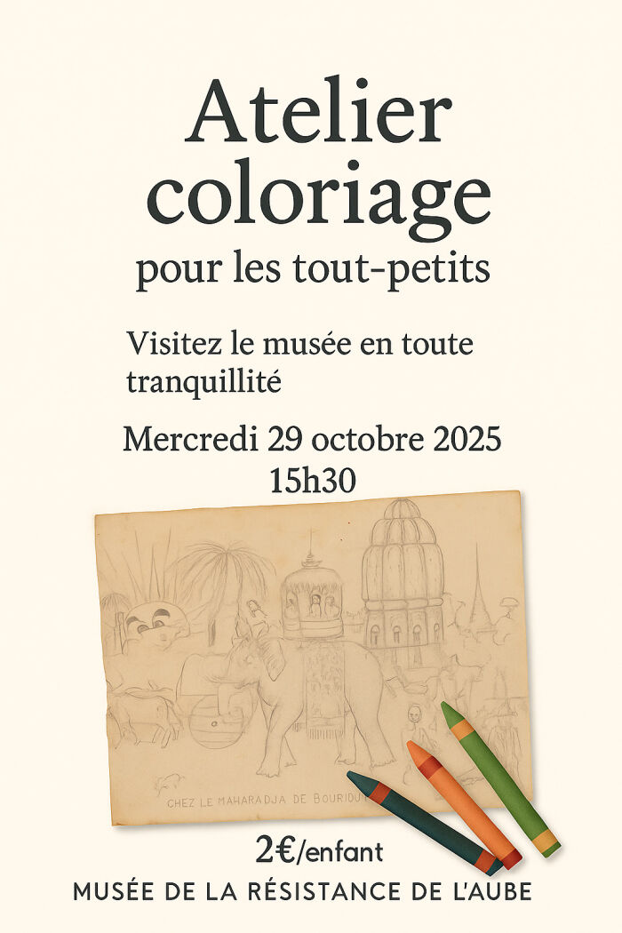 Atelier coloriage.jpg Musée de la Résistance de l'Aube