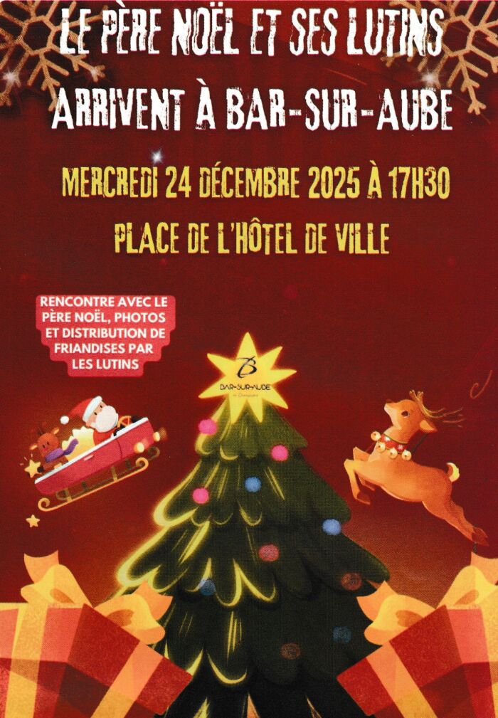 arrivée père noel.jpg ville de Bar-sur-Aube