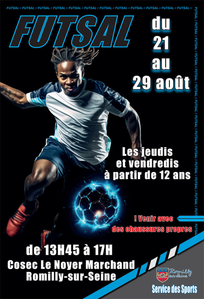 21-29.08.25 futsal août Romilly-sur-Seine.jpg © Services Sports