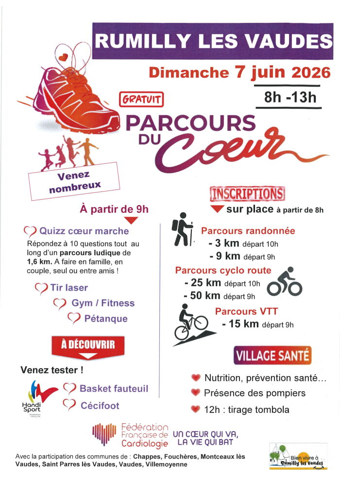 AFFICHE PARCOURS DU COEUR 2026.jpg Mairie de Rumilly Les Vaudes