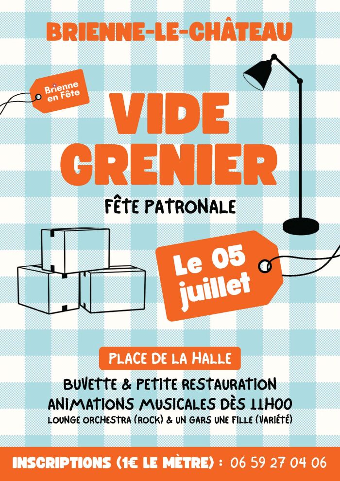 2026 07 05 Vide-greniers BLC.jpg Brienne en Fête