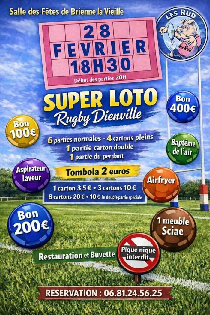 2026 02 28 - loto - BLV.jpg Club de Rugby Dienville