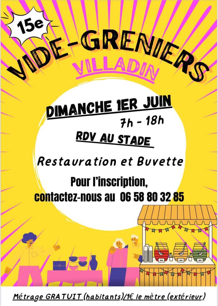 01.06.25 vide grenier villadin.jpg © Villadin