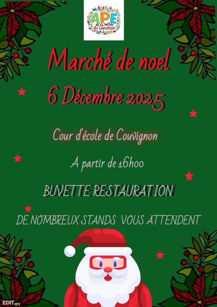 marché noël couvignon.jpg ape de la vallée du landion