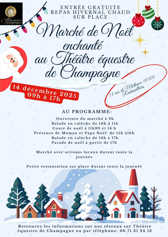 2025 12 14 - Marché de Noël Théatre équestre - Radonvilliers.jpg Théâtre équestre de Champagne