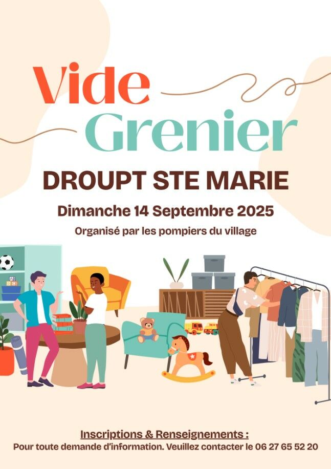 14.09 vide grenier DROUPT STE MARIE.jpg ©DSM