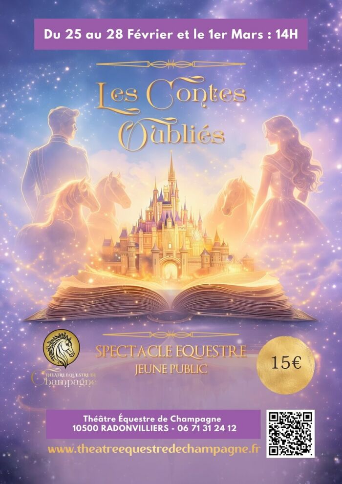 2026 02 25 au 03 01 - Spectacle Les contes oubliés - Radonvilliers.jpg Théâtre équestre de Champagne