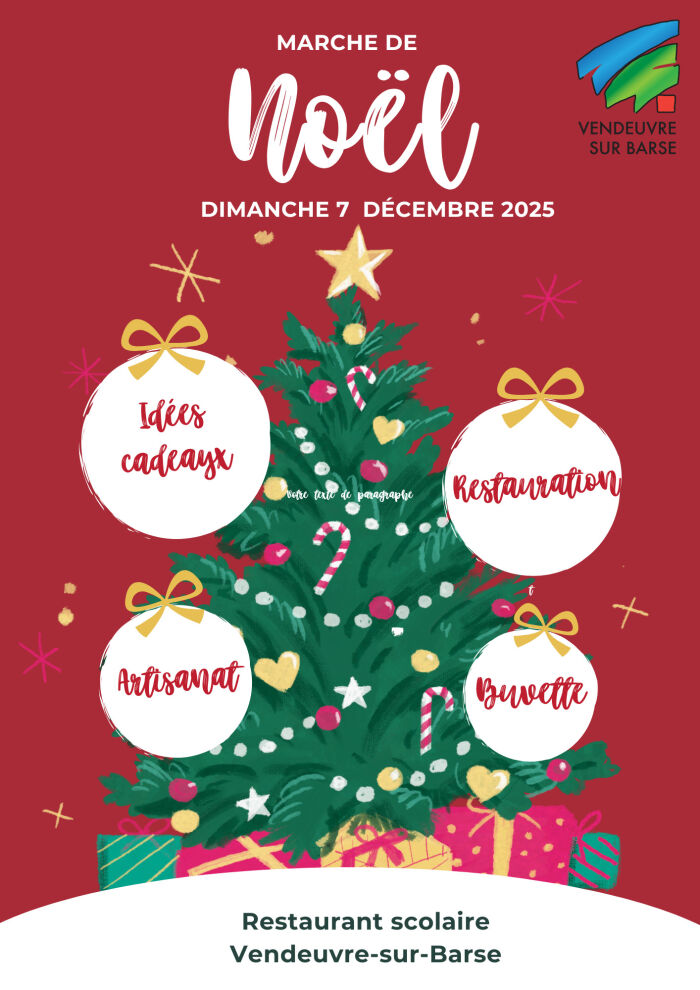 2025 12 07 - Marché de noël - VSB.jpg Commune de Vendeuvre-sur-Barse