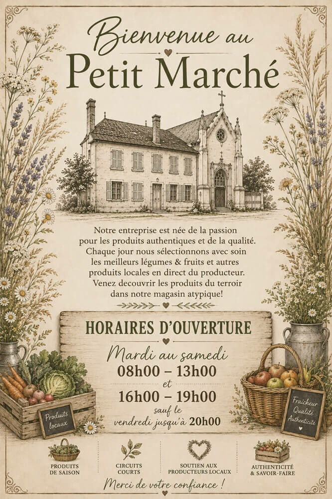 Affiche petit marché horaires d'ouverture (1).jpg Désirée van der Velden
