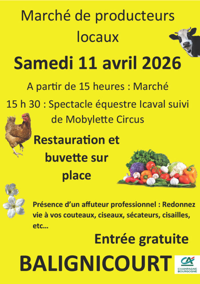 2026 04 11 marché de producteurs - Balignicourt.jpg Comité des fêtes de Balignicourt