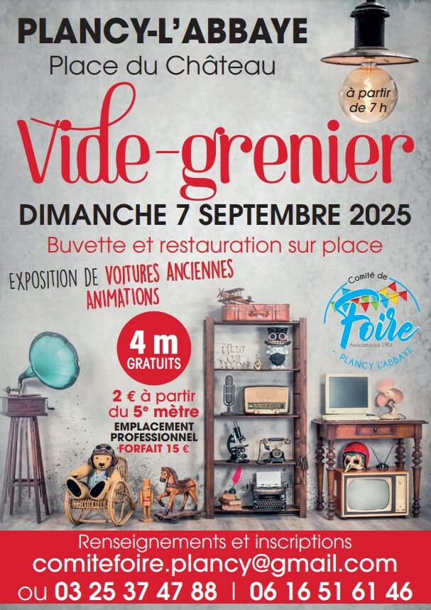 7.09 vide grenier PLANCY.jpg ©Plancy