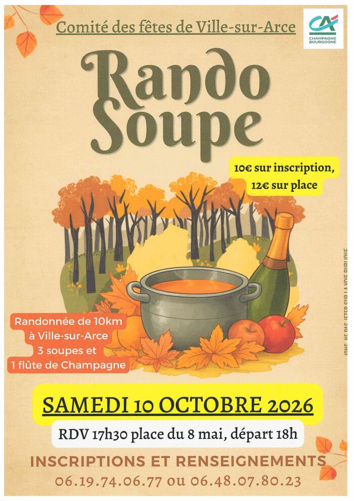 Rando Soupe 10.10.26.jpg Comité Fêtes de Ville Sur Arce