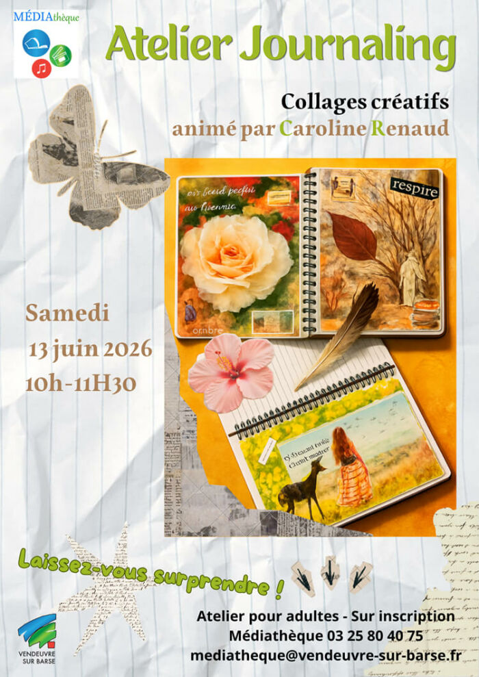 2026 06 13 atelier journaling Vdvr.jpg Médiathèque Vendeuvre