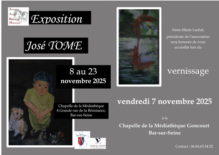 expo médiathèque José Tomé.jpg Amis de la bibliothèque