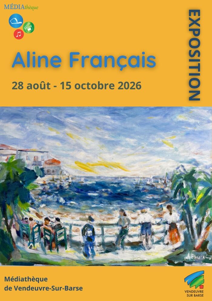 2026 10 15 - 08 28 - Exposition Aline Français - Médiathèque VSB.jpg Médiathèque de Vendeuvre-sur-Barse