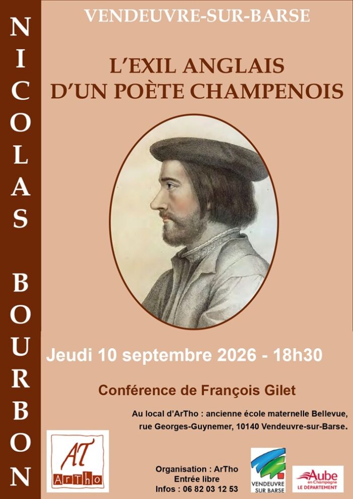 2026 09 10 - Conférence Exil de Nicolas Bourbon - VSB.jpg ArTho Vendeuvre-sur-Barse
