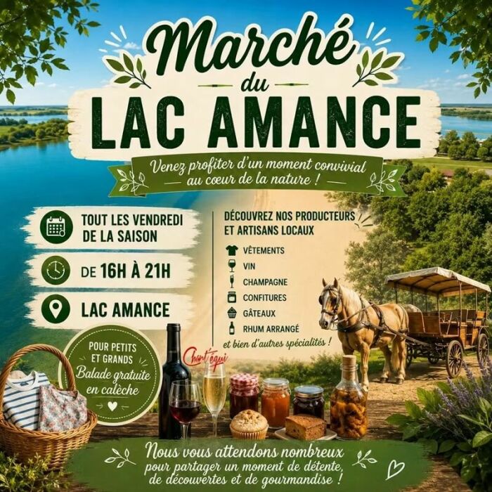 2026 - Marché dienville.jpg Festivités Lac Amance