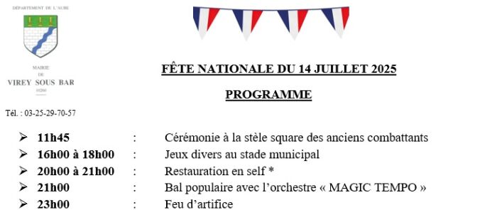 fete nat virey sous bar.jpg Mairie Virey sous Bar