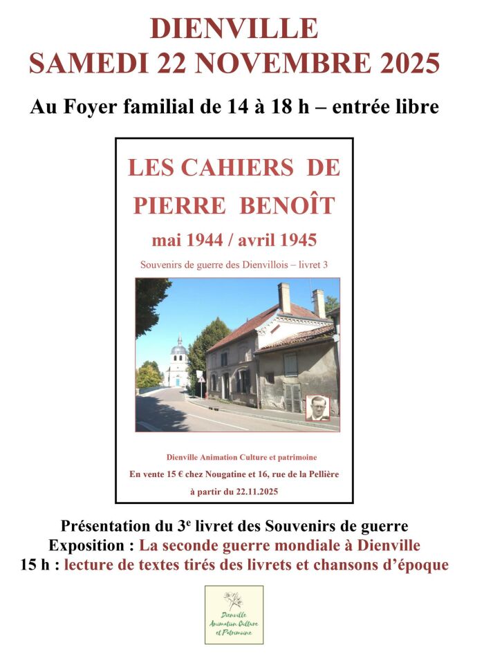 2025 11 22 - Présentation livret - DVL.jpg Dienville animations culture et patrimoine