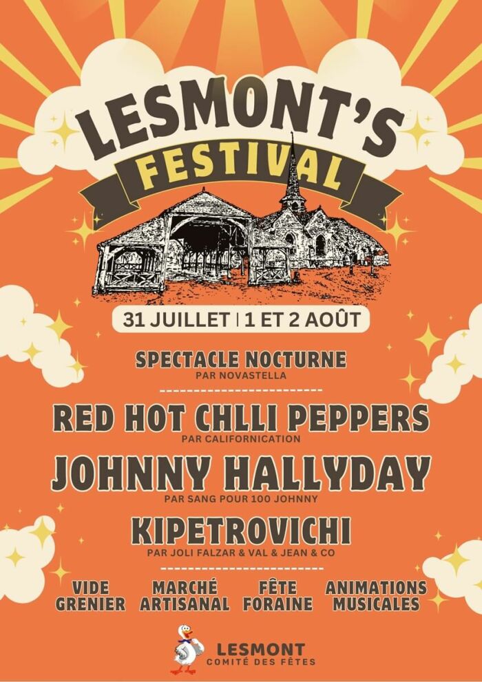 2026 - Lesmont's festival.jpg Comité des fêtes de Lesmont