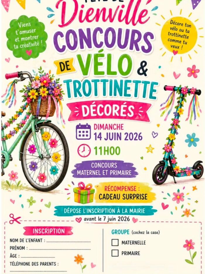 2026 06 14 - Concours vélo décoré Dienville.jpg Commune Dienville