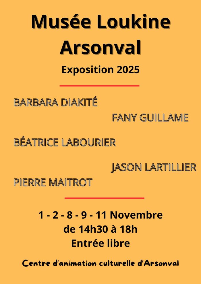 expo loukine.jpg centre d'animation culturelle d'arsonval