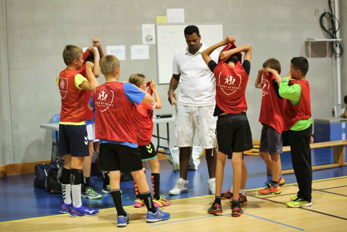 Affiche stage handball Troyes CAMPS BY SPARTNER