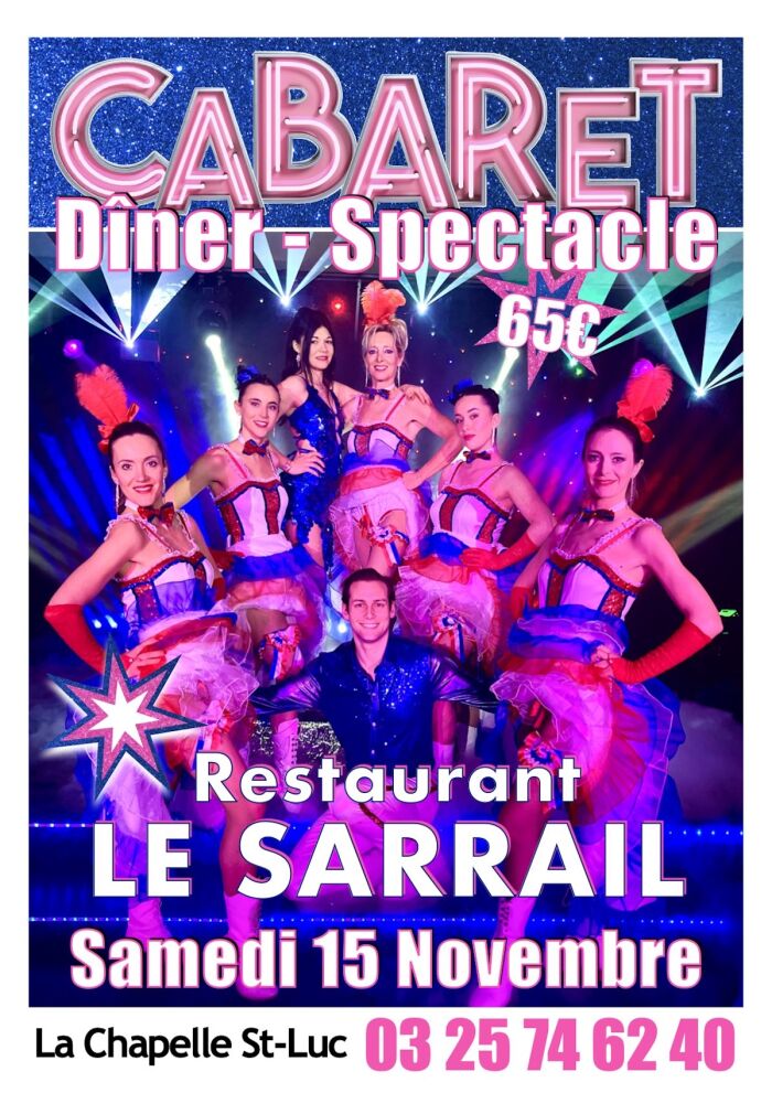 Affiche Cabaret Show Le Sarrail