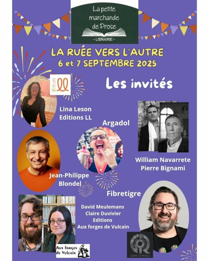Affiche programme animations La petite marchande de Prose