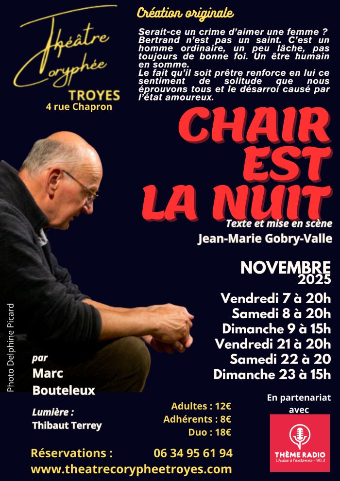affiche pièce de théâtre © Delphine Picard - Théâtre Coryphée affiche pièce de théâtre © Delphine Picard - Théâtre Coryphée
