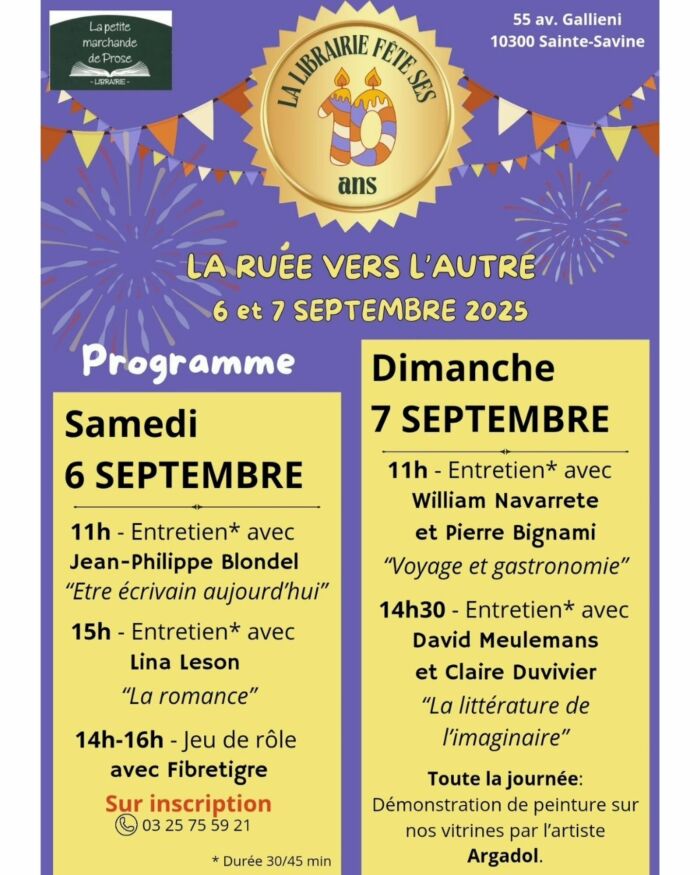Affiche invités La petite marchande de Prose