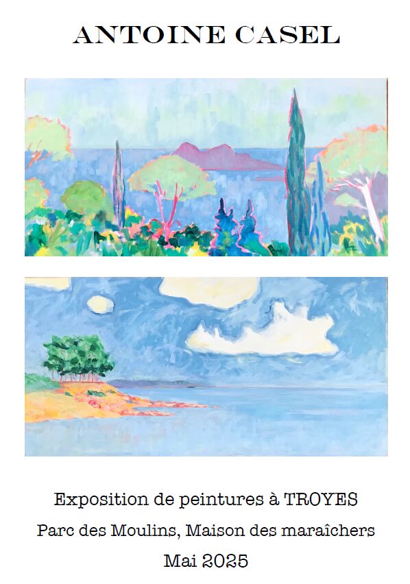 Affiche expo antoine casel Antoine CASEL