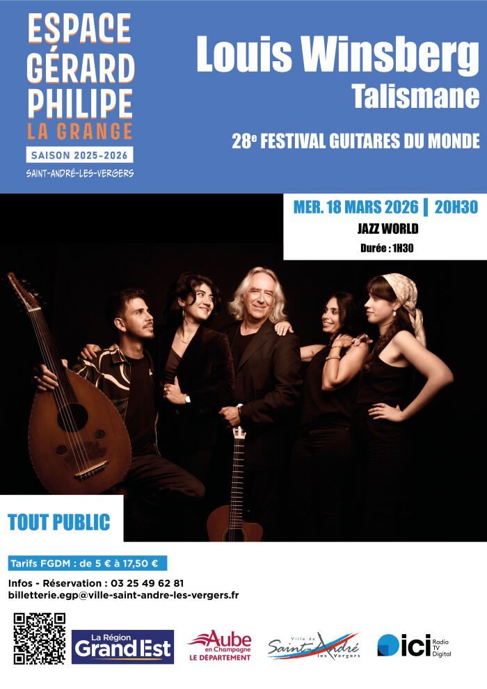 Affiche Louis Winsberg Service communication Ville de St André les Vergers - ©Philippe Lévy