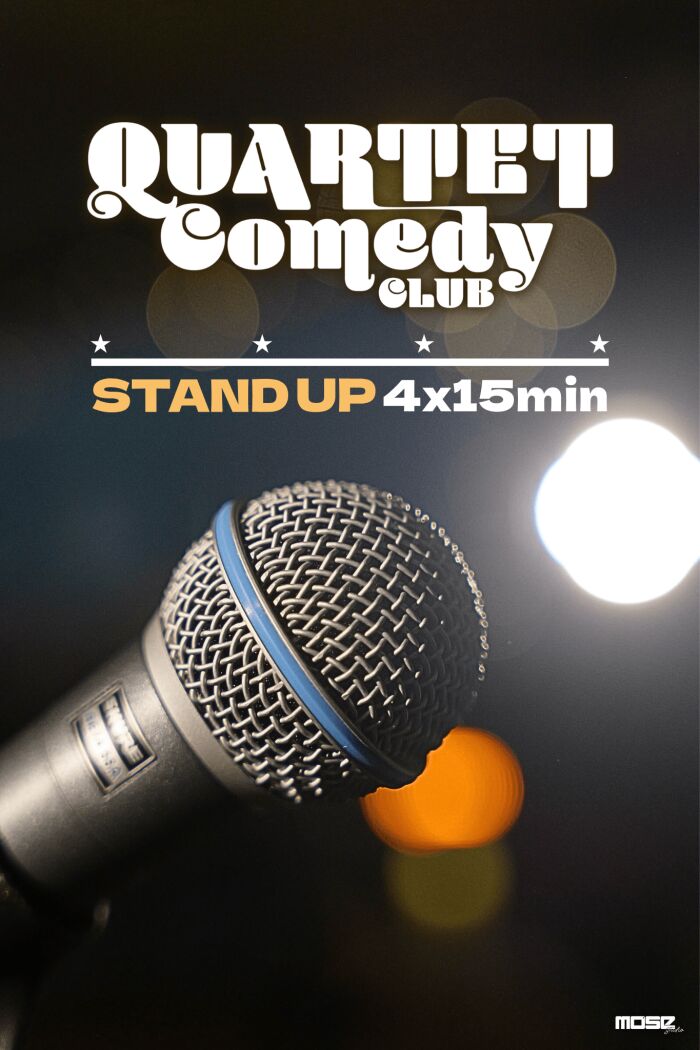 Affiche quartet comedy club © moesizlak