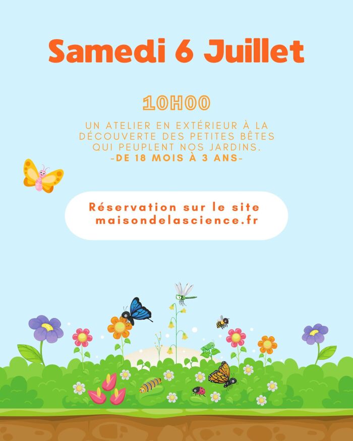 affiche atelier Maison de la science