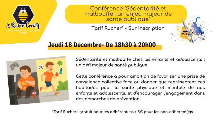 visuel conférence Le Rucher Créatif