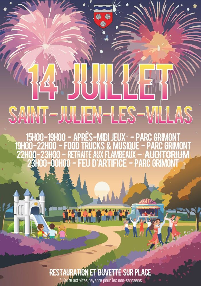 Fête Nationale à Saint-Julien-les-Villas_Saint-Julien-les-Villas Ville de Saint-Julien-les-Villas