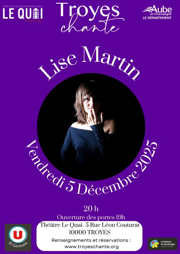Troyes Chante - Concert Lise Martin_Troyes Troyes Chante - Crédit photo : David Desreumaux