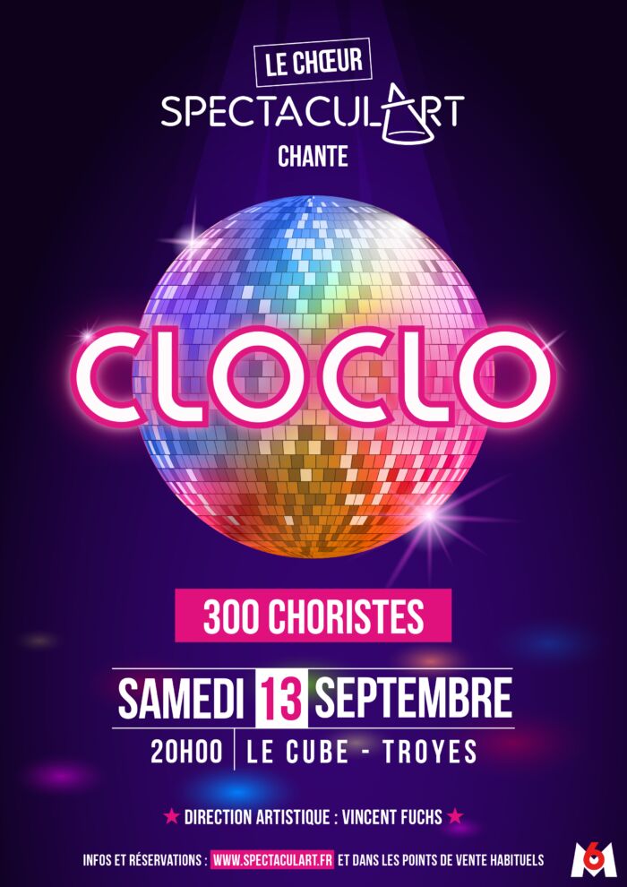 Le Chœur Spectacul’Art chante Cloclo_Troyes Spectacul’Art