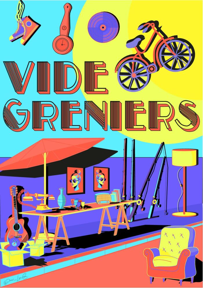 Vide-greniers_Sainte-Savine ©Draw_luacrea - Troyes La Champagne Tourisme