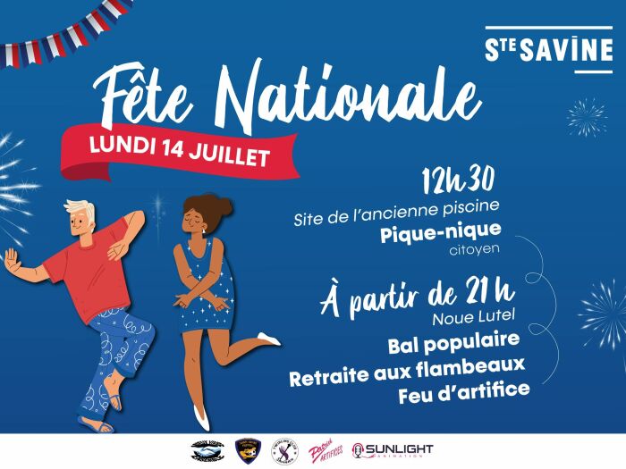 Visuel 14 juillet Ville de Sainte-Savine