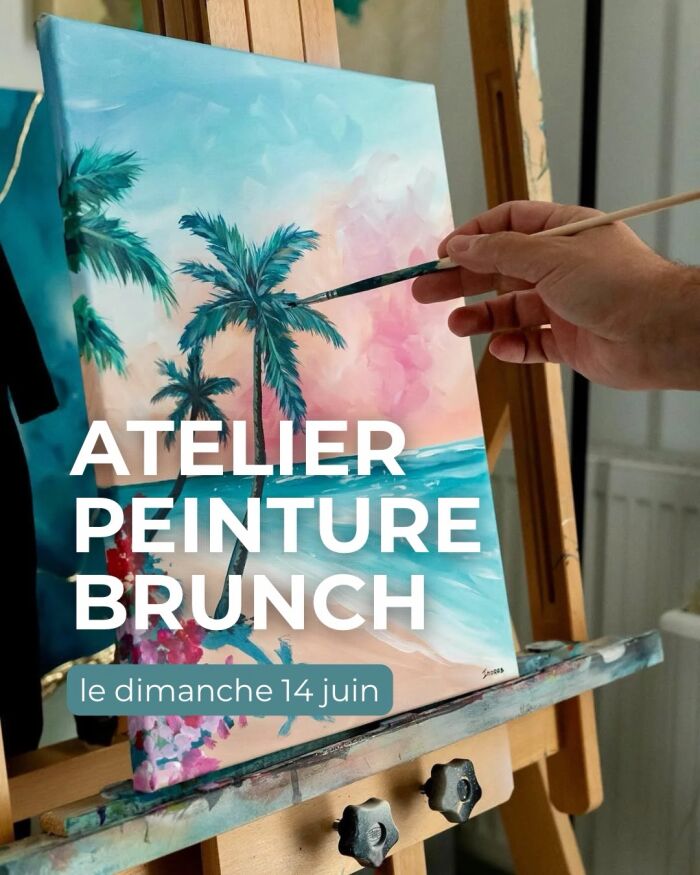 Atelier peinture Brunch Villa de la Croix